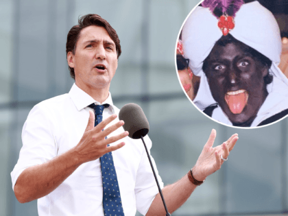 VANCOUVER, BC - SEPTEMBER 13: Canadian Prime Minister and Liberal leader Justin Trudeau ma