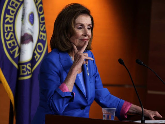 WASHINGTON, DC - SEPTEMBER 30: U.S. Speaker of the House Rep. Nancy Pelosi (D-CA) speaks a