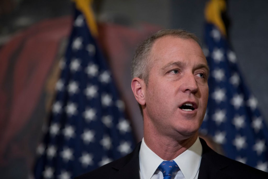 WASHINGTON, DC - MAY 2: Rep. Sean Patrick Maloney (D-NY) speaks at a press conference introducing a bill providing members of the LGBT community with comprehensive federal protections on Capitol Hill May 2, 2017 in Washington, DC. The bill would standardize rights for LGBT people across state lines. (Photo by Aaron P. Bernstein/Getty Images)