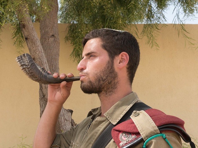 IDF shofar (IDF / Flickr / CC / Cropped)