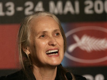 New Zealand director Jane Campion speaks at a press conference for the film 'Bright S