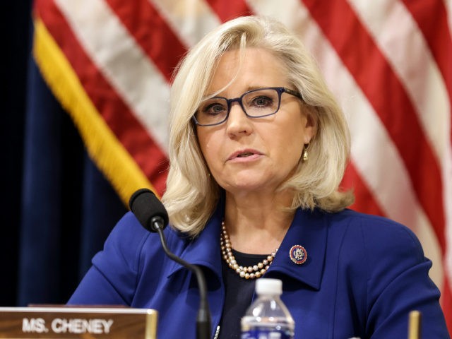 U.S. Representative Liz Cheney, R-WY, delivers an opening statement during the opening hearing of the House Select Committee investigating the January 6 attack on the U.S. Capitol on July 27, 2021 at the Cannon House Office Building in Washington, DC. Members of law enforcement testified about the attack by supporters …