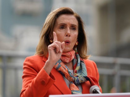 House Speaker Nancy Pelosi gestures while speaking about her visit to a hair salon during a news conference at the Mission Education Center Elementary School Wednesday, Sept. 2, 2020, in San Francisco. Speaker Pelosi is getting heat over a solo hair salon visit in San Francisco on Monday at a …