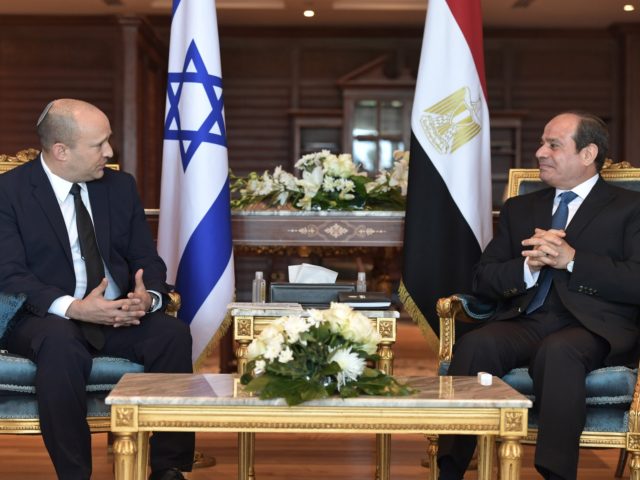 Israeli Prime Minister Naftali Bennett met the Egyptian President Abdel Fattah el-Sissi on