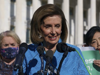 House Speaker Nancy Pelosi (D-CA), joined by Rep. Sylvia Garcia (D-TX) and Rep. Judy Chu (