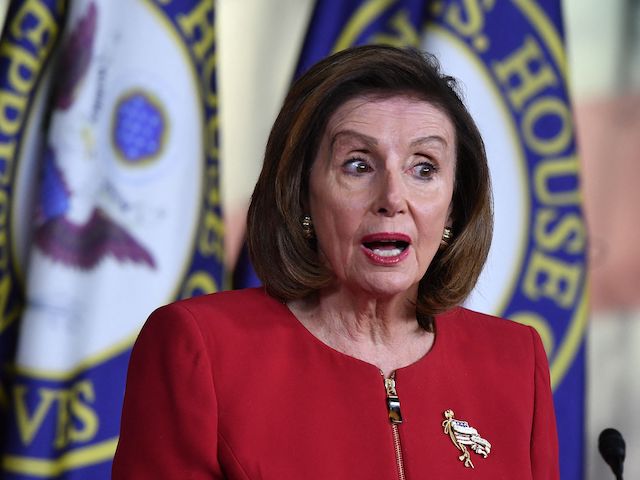 House Speaker Nancy Pelosi (D-CA) speaks during a press conference at the US Capitol in Washington, DC, on September 8, 2021. (Mandel Ngan/AFP via Getty Images)