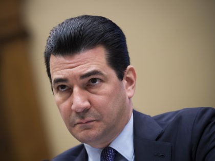 Dr. Scott Gottlieb, then commissioner of the Food and Drug Administration (FDA), testifies during a House Energy and Commerce Committee hearing concerning federal efforts to combat the opioid crisis, October 25, 2017 in Washington, DC. (Drew Angerer/Getty Images)