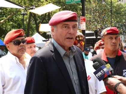 NEW YORK, NEW YORK - JULY 07: Republican nominee for the 2021 New York City mayoral election Curtis Sliwa attends the "Hometown Heroes" Ticker Tape Parade on July 07, 2021 in New York, New York. Healthcare Workers, first responders and essential workers were honored in Manhattan's Canyon of Heroes for …