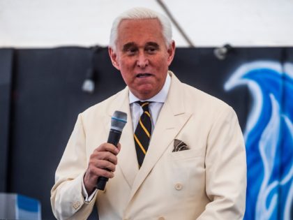 Roger Stone speaks at Global Vision Bible Church in Mt. Juliet Sunday, August 30, 2020. Rogerstone 09