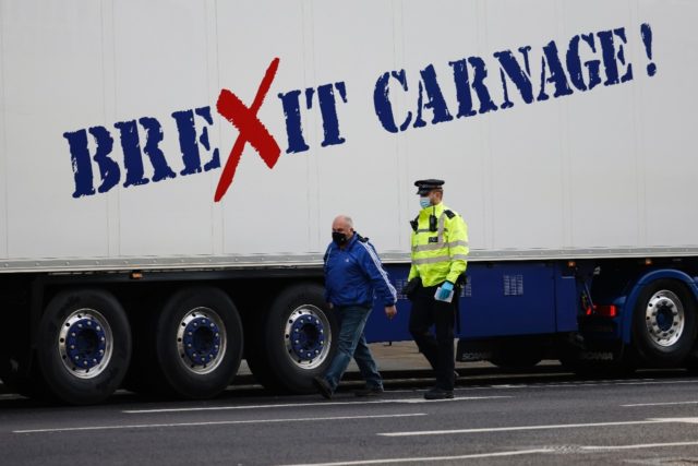 Brexit led to an exodus of lorry drivers with EU nationality, while Covid restrictions hav