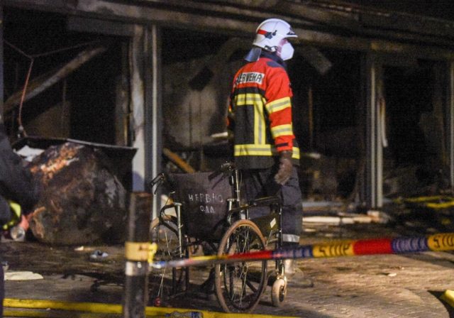 Ten dead in fire at Covid hospital in North Macedonia