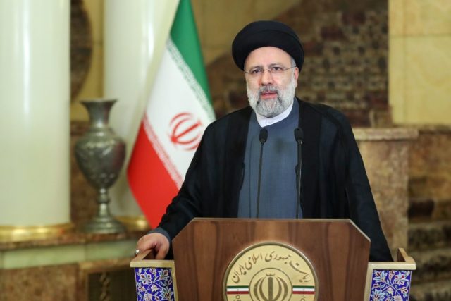 Iranian President Ebrahim Raisi addresses the UN General Assembly virtually from Tehran