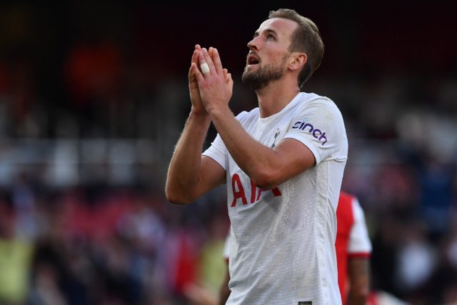 Stuck in a rut: Harry Kane is yet to score in the Premier League this season for Tottenham