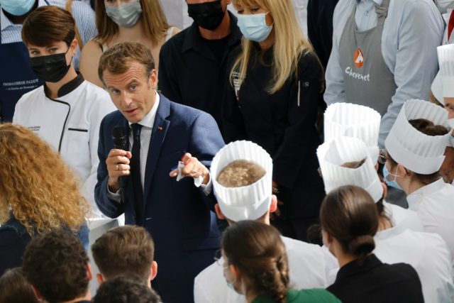 Eggs from irate protesters are a common occupational hazard for French politicians, and Ma