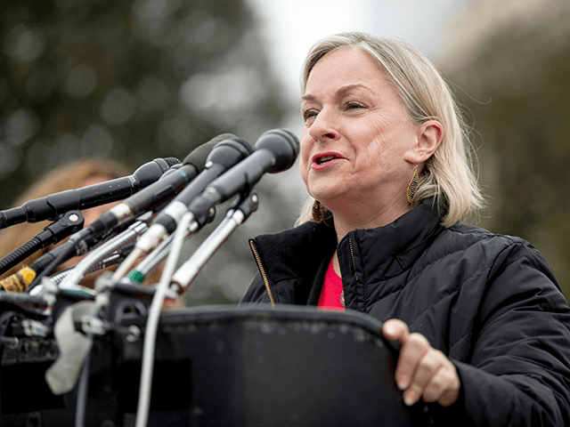 Rep. Susan Wild, D-Pa., speaks at a news conference on Capitol Hill in Washington, Thursday, Jan. 17, 2019, to unveil the "Immediate Financial Relief for Federal Employees Act" bill which would give zero interest loans for up to $6,000 to employees impacted by the government shutdown and any future shutdowns. …