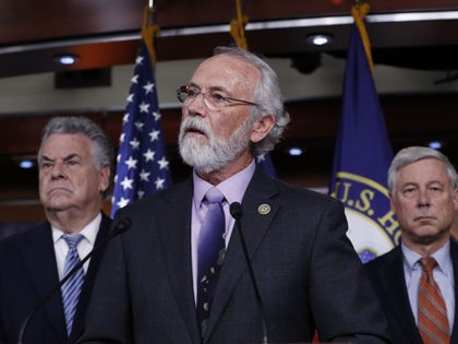FBI - Rep. Dan Newhouse, R-Wash., center, flanked by Rep. Peter King, R-N.Y., left, and Rep. Fred Upton, R-Mich., join a group of Republican lawmakers to encourage support for the Deferred Action for Childhood Arrivals (DACA) program​, during a news conference on Capitol Hill in Washington, Thursday, Nov. 9, 2017. …