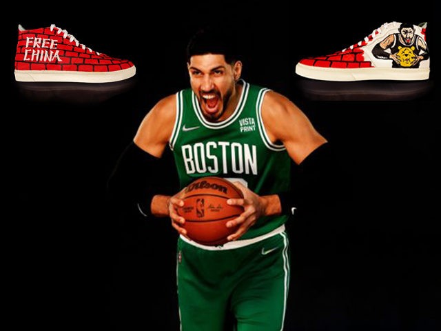 Enes Kanter #13 of the Boston Celtics poses for a photo during Media Day at High Output St