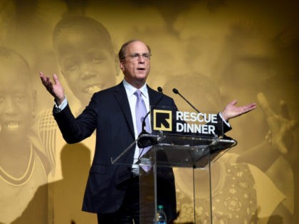 NEW YORK, NY - NOVEMBER 01: Honoree Laurence D. Fink speaks onstage during the 2018 Rescue