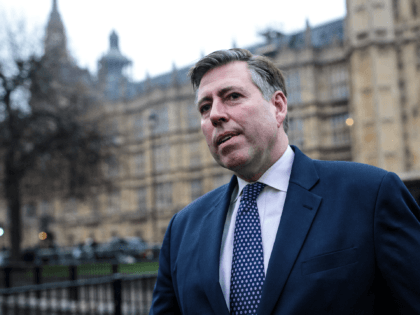 LONDON, ENGLAND - DECEMBER 12: Sir Graham Brady, chairman of the 1922 Committee talks to the media in Westminster on December 12, 2018 in London, England. Sir Graham Brady, the chairman of the 1922 Committee, has received the necessary 48 letters (15% of the parliamentary party) from Conservative MP's that …