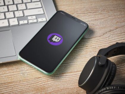 An Apple iPhone 11 smartphone with the Twitch video streaming app logo on screen, taken on January 27, 2020. (Photo by Phil Barker/Future Publishing via Getty Images)