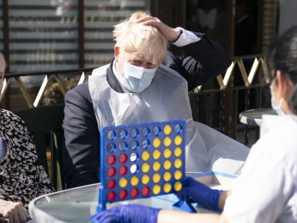Boris Johnson Visits An East London Care Home Ahead Of Social Care Announcement