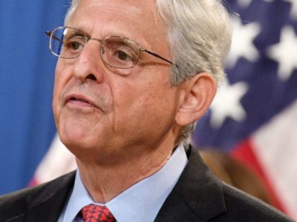 US Attorney General Merrick Garland holds a press conference to announce a lawsuit against Texas at the Department of Justice in Washington, DC on September 9, 2021 - The US Justice Department filed suit against the state of Texas on Thursday over its new law that bans abortions after six …