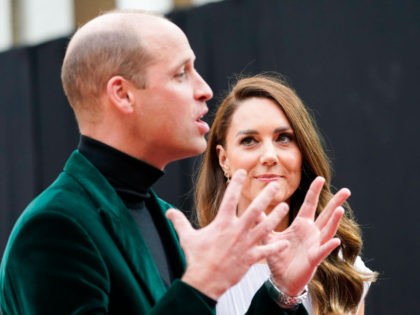 LONDON, ENGLAND - OCTOBER 17: Prince William, Duke of Cambridge and Catherine, Duchess of