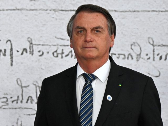 Brazilian President Jair Bolsonaro arrives for the G20 of World Leaders Summit on October 30, 2021 at the convention center "La Nuvola" in the EUR district of Rome. (Photo by Alberto PIZZOLI / AFP) (Photo by ALBERTO PIZZOLI/AFP via Getty Images)