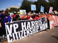 Watch: Illegal Aliens Protest for Amnesty Outside Kamala Harris’s Home