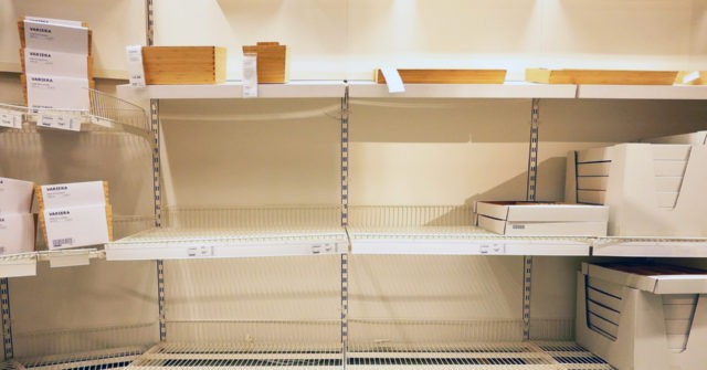 LOOK: Ikea Store Shelves Sit Empty as World's Largest Furniture Seller Hit By Global Supply Chain Issues