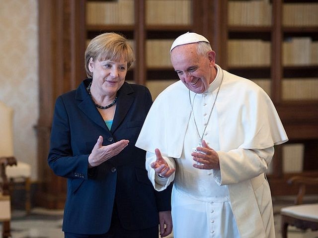 Pope Francis Meets With Chancellor of Germany Angela Merkel