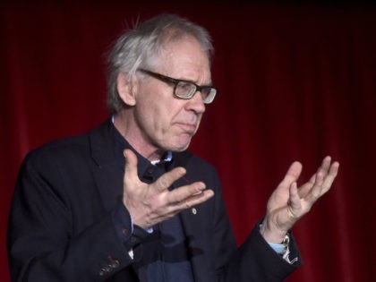 Swedish artist Lars Vilks known for his drawing of the prophet Muhammed attends a discussi