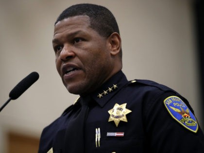 SAN FRANCISCO, CA - MAY 15: San Francisco police chief Bill Scott speaks during a news con