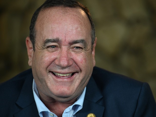 President-elect Alejandro Giammattei smiles during a interview with AFP in Guatemala City on August 12, 2019. (Johan Ordonez/AFP via Getty Images)