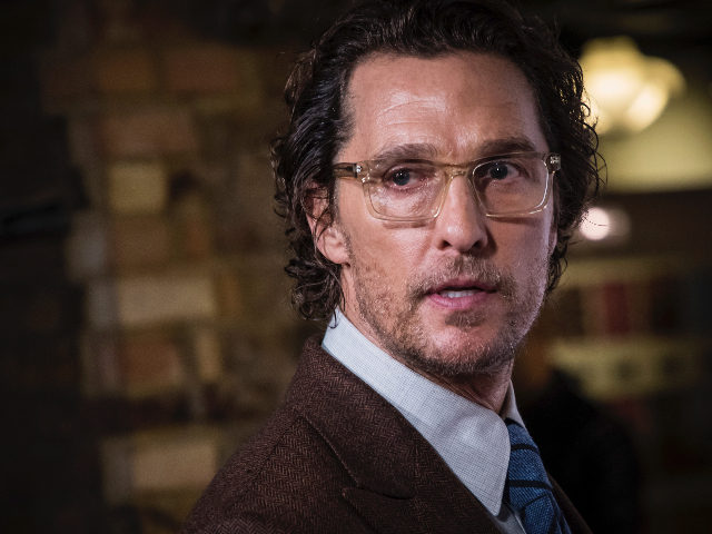 Actor Matthew McConaughey poses for photographers upon arrival at the premiere of the film