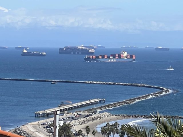 Port of Los Angeles Long Beach San Pedro (Joel Pollak / Breitbart News)