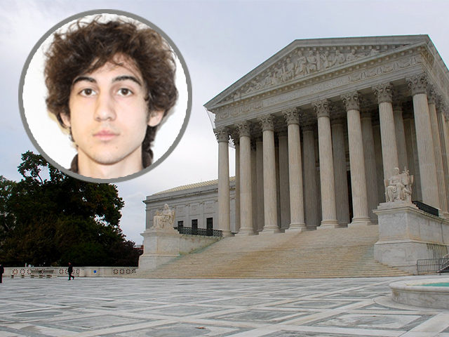 Supreme Court, undated file (Mike Renlund/Flikr) Insert: Dzhokhar Tsarnaev/FBI