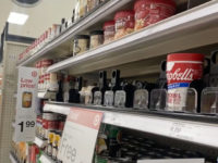 Report: Supply Chain Crisis Impacting Grocers, ‘Shelves Were Bare and Nearly Empty’
