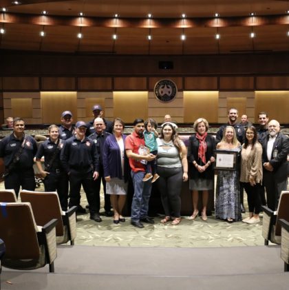 "HEROIC EFFORTS SAVE THE LIFE OF A TWO-YEAR-OLD BOY IN A NEAR-FATAL DROWNING INCIDENT At tonight's council meeting, we had the opportunity to help recognize Good Samaritan Brandi Rowntree for her heroic, lifesaving efforts in an early June near-fatal drowning event at Linda Spurlock Park. Brandi's quick-thinking action, coupled with …