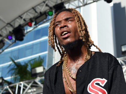 LAS VEGAS, NV - SEPTEMBER 06: Rapper Fetty Wap performs at Foxtail Pool at SLS Las Vegas o