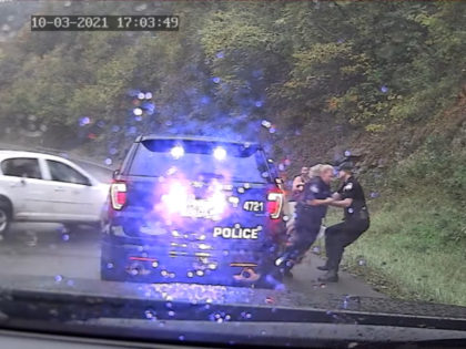 WATCH: Virginia Police Officer Pulls Fellow Officer to Safety as Car Crashes into Parked Patrol Vehicle