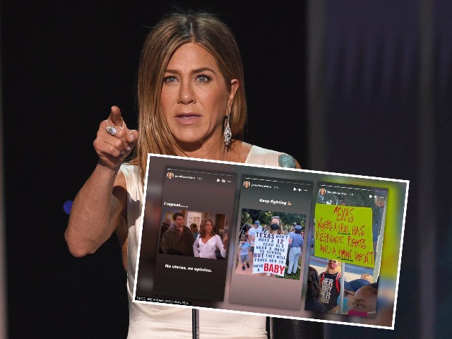 Jennifer Aniston accepts the award for outstanding performance by a female actor in a dram