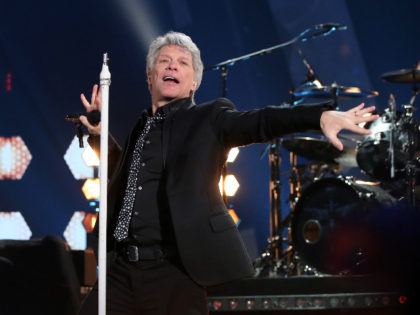 INGLEWOOD, CA - MARCH 11: Jon Bon Jovi of Bon Jovi performs onstage during the 2018 iHeartRadio Music Awards which broadcasted live on TBS, TNT, and truTV at The Forum on March 11, 2018 in Inglewood, California. (Photo by Christopher Polk/Getty Images for iHeartMedia)