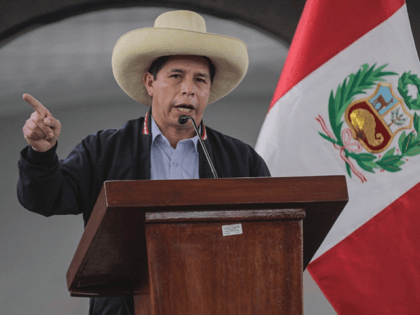 Peru's leftist presidential candidate Pedro Castillo, pictured June 25, 2021, took a major