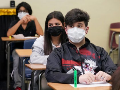 Mask Mandate Weingarten - In this Monday, Aug. 23, 2021, file photo, students sit in an Algebra class at Barbara Coleman Senior High School on the first day of school, in Miami Lakes, Fla. Florida school districts can legally require their students to wear masks to prevent the spread of …