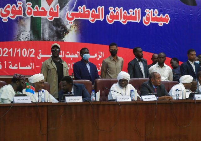 Sudanese political parties hold a conference entitled the "National Consensus Charter of t