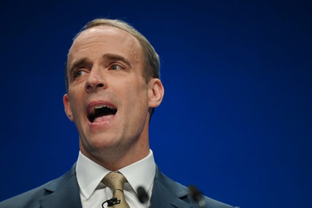 Justice Secretary Dominic Raab ruled out making misogyny a hate crime