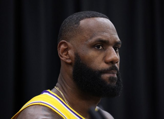 Los Angeles Lakers star LeBron James was one of 76 former and current players named the to