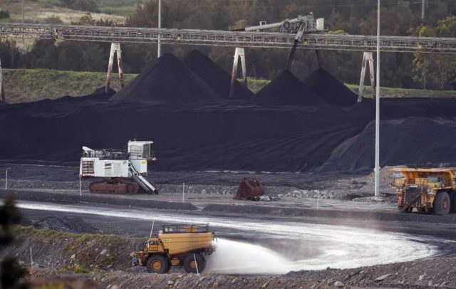 A coal mine in the Hunter Valley north of Sydney is seen in November 2015