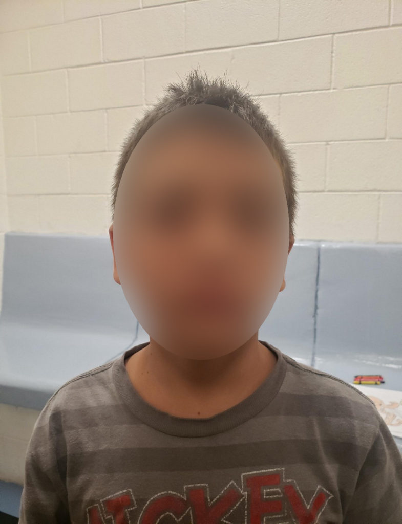 CBP officers find an eight-year-old Guatemalan boy abandoned by smugglers at the Paso Del Norte international crossing in El Paso, Texas. (Photo: U.S. Customs and Border Protection)